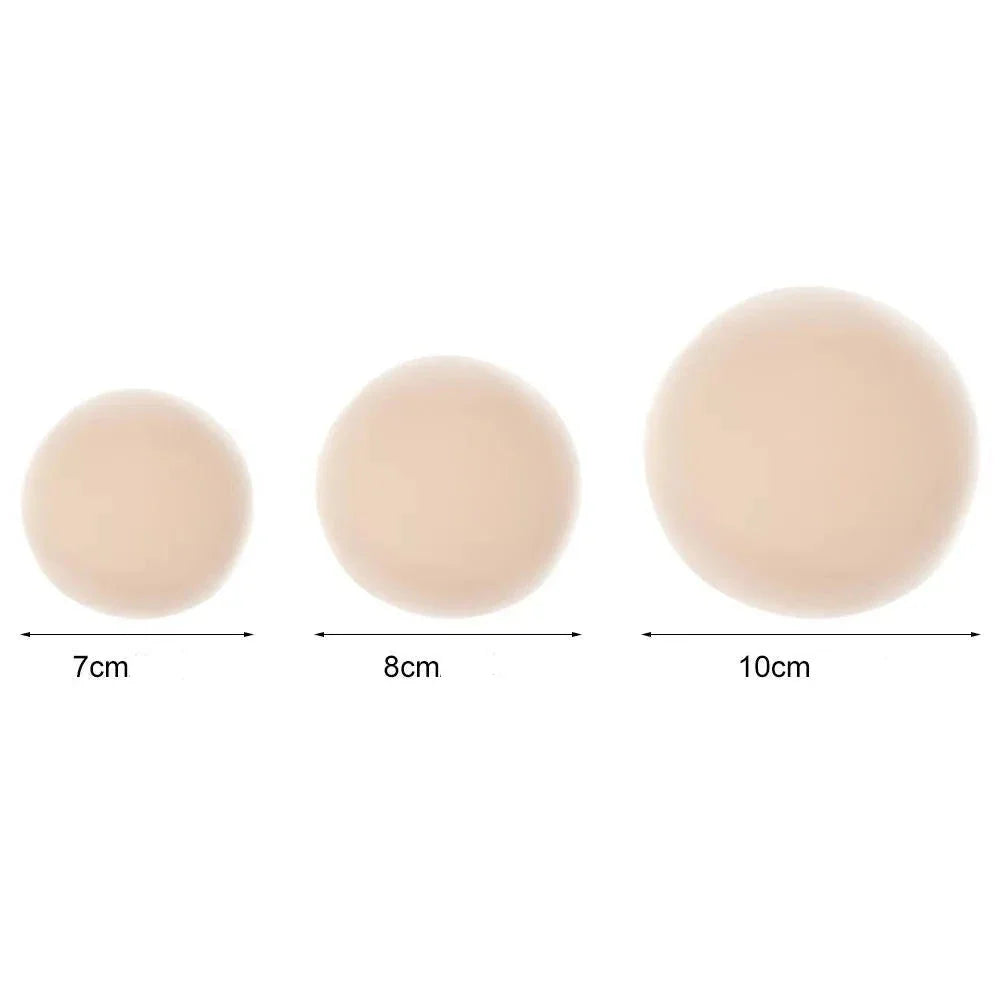 Paire de cache tétons ronds taille